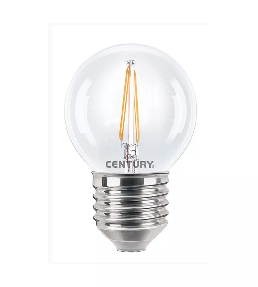 Lampadina led incanto minilampadina globo 2w e27 2700°k 245 lm